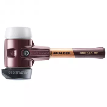 HALDER SIMPLEX marteau à face souple 80 mm caoutchouc / superplastique