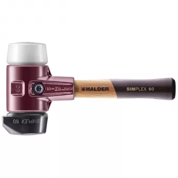 HALDER SIMPLEX marteau à face souple 60 mm caoutchouc / superplastique