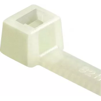 HellermannTyton T80L-PA66-NA-C1 collier de serrage, à crans intérieurs, série T, 390 mm x 4,7 mm, naturel (transparent), 100 pièces