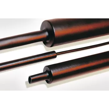 Gaine thermorétractable HellermannTyton MA47 4:1 12 mm à 3 mm noire 1 m 120 pièces