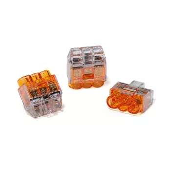 Connecteur de câble à insertion HellermannTyton HCPM-3 3 pôles transparent 1-2,5 mm² souple 0,5-2,5 mm² rigide