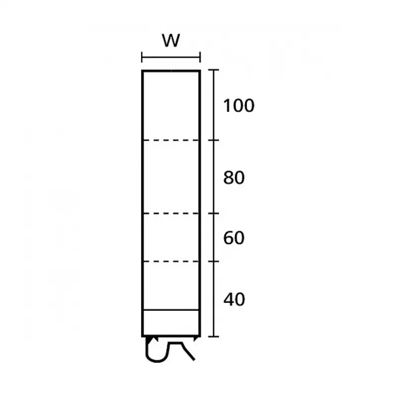 HellermannTyton 181-10020 support pour collier de serrage - noir - ABS - 14 mm