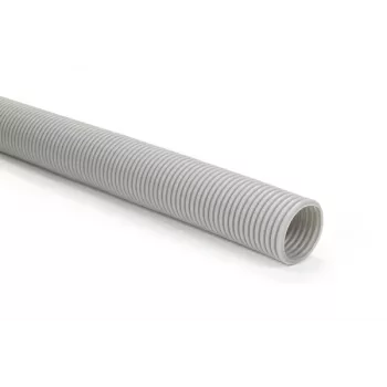 HellermannTyton IWS50-PE-GY 25 gaine ondulée, PE, grise, 50 mm, 25 m
