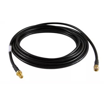 Câble d'antenne coaxial ALLNET ANT-CAB-RSMA-M-RSMA-F-100 LMR-195, R-SMA mâle vers R-SMA femelle, 200 cm, noir