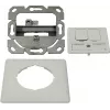 Support de module Keystone Synergy 21 boîte encastrée pour 2x module TP, blanc pur, compatible design UAE (S216359)