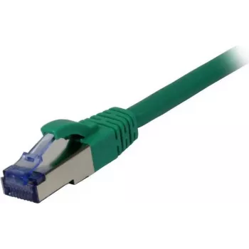 SYNERGY21 Câble patch RJ45 CAT6A 500MHz 10 m vert S-STP S/FTP testé par composants AWG26