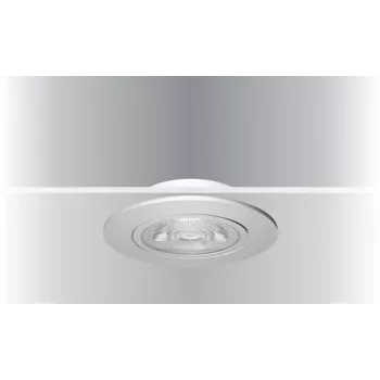 Spot encastrable SYNERGY21 Helios blanc, rond et orientable, blanc chaud