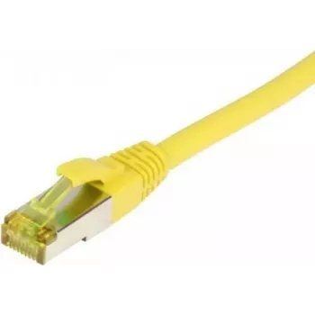 Câble patch SYNERGY21 RJ45, CAT6A 500MHz, 25 m, jaune, S/FTP, TPE/LSZH (Ultraflex), AWG26, avec câble brut Cat.7