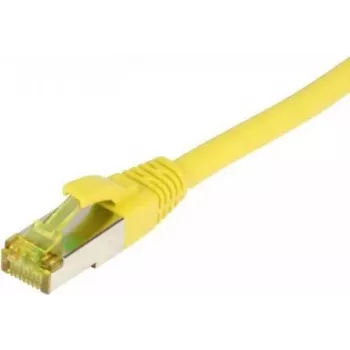 Câble patch SYNERGY21 RJ45, CAT6A 500MHz, 30 m, jaune, S/FTP, TPE/LSZH Ultraflex, AWG26, avec câble brut CAT7