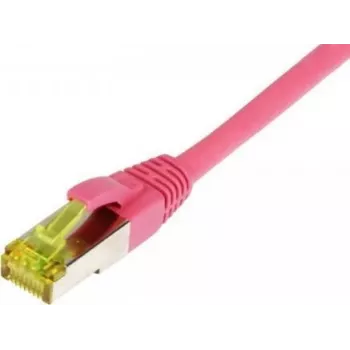 Câble patch SYNERGY21 RJ45, CAT6A 500MHz, 30m, magenta, S-STP (S/FTP), TPE/LSZH (Ultraflex), AWG26, avec câble brut Cat.7