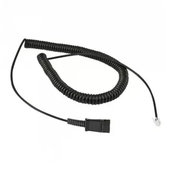 Câble adaptateur casque ALLNET Plusonic Plantronics QD vers RJ9 noir 0,6m (100-002-PA)