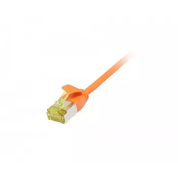 Câble patch Synergy 21 RJ45 CAT6A 500MHz 5m orange U/FTP Slimline rond d=3,8mm TPE/LSZH (Superflex) AWG32 avec câble brut Cat.7