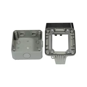 Synergy 21 Boîtier de module Keystone en saillie IP66 avec œillet pour cadenas, gris clair (RAL 7035) - S216381