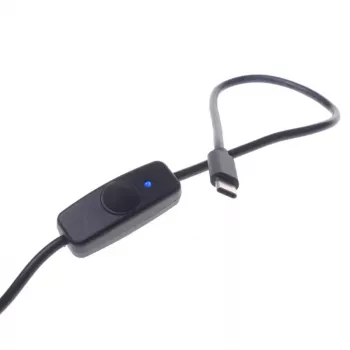 Câble d'alimentation/données ALLNET Rock Pi 4 USB-A vers USB-C avec interrupteur (ROCKPI_USB-ATOC_SW)