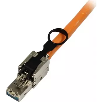 Connecteur TP RJ45 CAT6A Synergy 21 à raccordement sur site, sans outil, blindé, verrouillage push/pull
