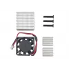 Ensemble de dissipateurs thermiques ALLNET Rock Pi 4C+ (Rock4C+Heat-Set) - kit de refroidissement passif pour Radxa Rock Pi 4C Plus