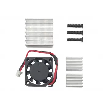 Ensemble de dissipateurs thermiques ALLNET Rock Pi 4C+ (Rock4C+Heat-Set) - kit de refroidissement passif pour Radxa Rock Pi 4C Plus
