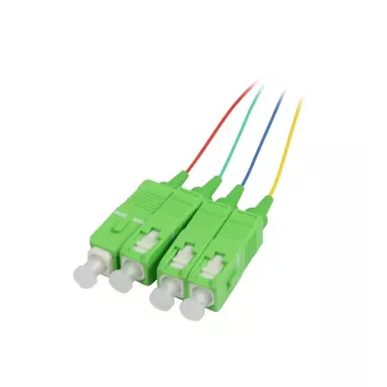 Pigtail fibre optique Synergy 21 SC/APC 9/125 µm 1,5 m OS2 lot de 4 codés couleur G.657.A2 (S215599V1)