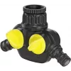 Kärcher raccord coudé 45° 1/2 inch pour Rain System - noir/jaune (2.645-199.0)
