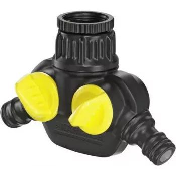 Kärcher raccord coudé 45° 1/2 inch pour Rain System - noir/jaune (2.645-199.0)
