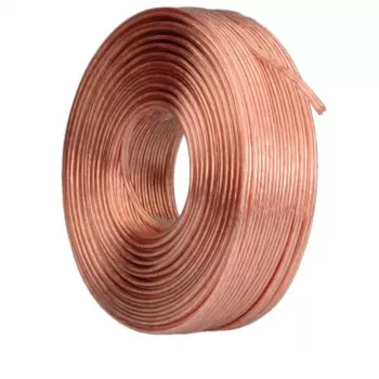 Câble d'enceinte VALUE Secomp VALUE 100 m - fil nu à fil nu - 2x0,75 mm² - transparent