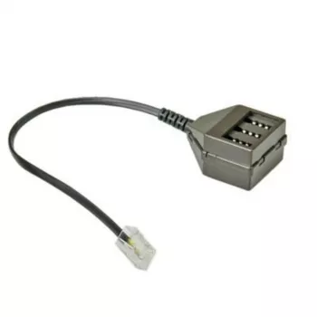 Adaptateur téléphonique ROLINE Secomp RJ-45 (M) vers TAE-NFN (F) noir