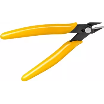 Pince coupante diagonale de précision GOOBAY 125 mm, noir/jaune