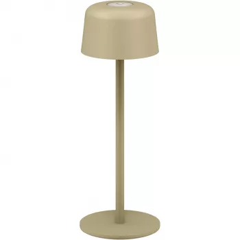 Lampe de table LED sans fil GOOBAY, taille S, 25 cm, beige