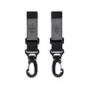 Crochets universels pour poussette Lassig Casual Label lot de 2 noir LHO01