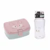 Lassig About Friends Chinchilla set 2 pièces : boîte à repas + bouteille Tritan 460 ml