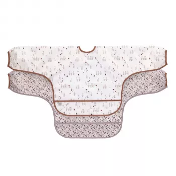 Ensemble de bavoirs à manches longues Lassig Tiny Farmer Goose 6m+