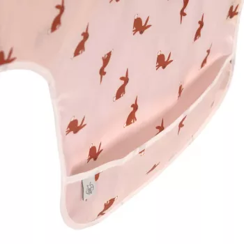 Ensemble de bavoirs à manches longues Lassig Little Forest Bunny 6m+