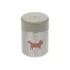 Boîte thermique Food Jar Lassig Little Forest Fox, 315 ml, acier inoxydable double paroi, étanche, vert