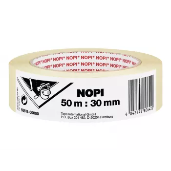 Ruban de masquage de précision Tesa NOPI 50m x 30mm jaune/crème
