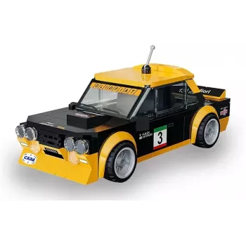 Jamara CaDA Fiat Abarth 131 1:24 set de briques de construction noir (402921)