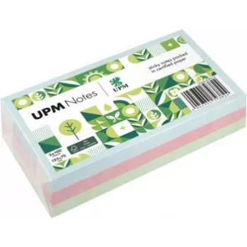 Notes autocollantes UPM Notes 5655-20PG-3 pastel 125x75mm 100 feuilles assorties 3 blocs