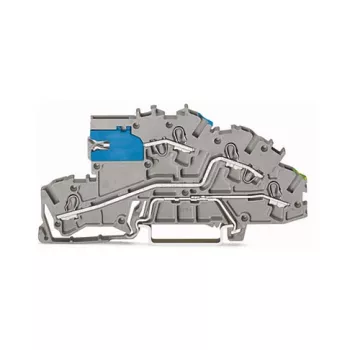 Borne de passage 3 conducteurs WAGO 2003-7641 TOPJOB® S, 2,5 mm², 400 V, grise