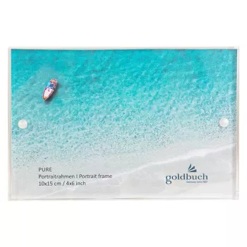 Goldbuch Pure Cadre photo en verre acrylique 10x15 cm transparent portrait