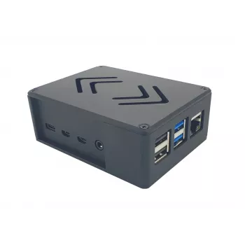 ALLNET boîtier en aluminium Rock 4 C+ ecoPI PRO LP noir pour Radxa Rock Pi 4C Plus