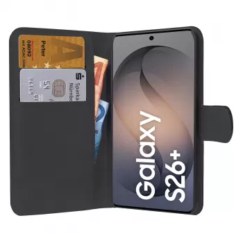 Étui à rabat PEDEA Book Cover Classic pour Samsung Galaxy S26 Plus, noir