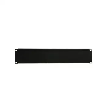 Panneau cache 19 pouces pour rack 2U Adam Hall noir acier 1,5 mm