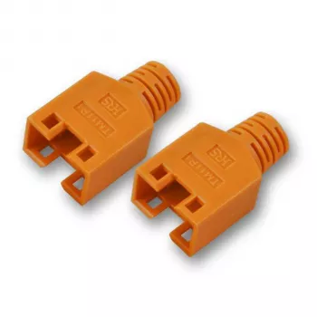 EFB Elektronik gaines de décharge de traction pour câble réseau RJ45 - beige (lot de 100)