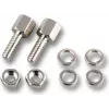 Jeu de goujons filetés EFB Elektronik ESV UNC 4-40 avec écrou nickelé, argent