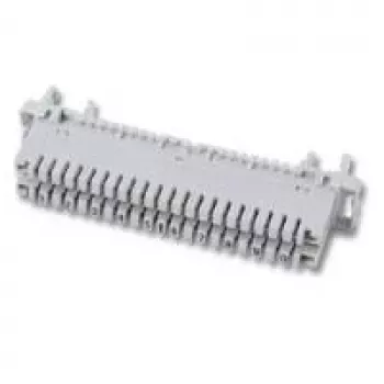 EFB Elektronik barrette de raccordement LSA 2/10 à 10DA pour montage sur barre ronde, avec code couleur