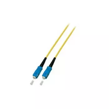 Jarretière simplex EFB Elektronik SC-SC 9/125 OS2 LSZH jaune 3,0 mm 20 m