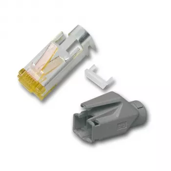 Connecteur RJ45-Hirose EFB STP, TM31 gris clair, 100 pièces, 3 éléments, Cat.6A