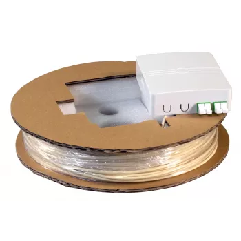 EFB Elektronik FTTX Compact Box pré-connecté, 2xLC/APC duplex, G.657.A2, 10m