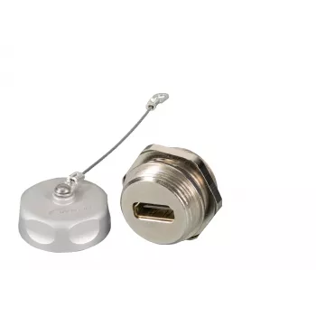 EFB Elektronik Coupleur traversant HDMI IP67 Type A femelle / Type A femelle