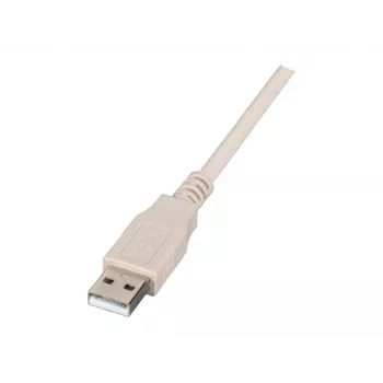 Presse-étoupe USB 2.0 EFB IP67 M20, USB Type-A mâle vers USB Type-A mâle, 1,0 m, argent/noir