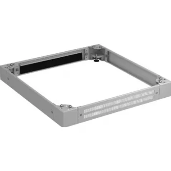 Socle EFB-Elektronik PRO 600x600 mm, hauteur 100 mm, RAL 7035 gris clair